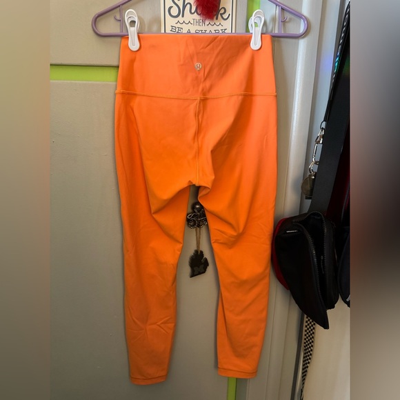 Women’s Lululemon Orange Leggings - Picture 3 of 9
